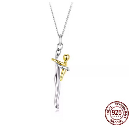 Colgante Abrazo Eterno - Plata 925