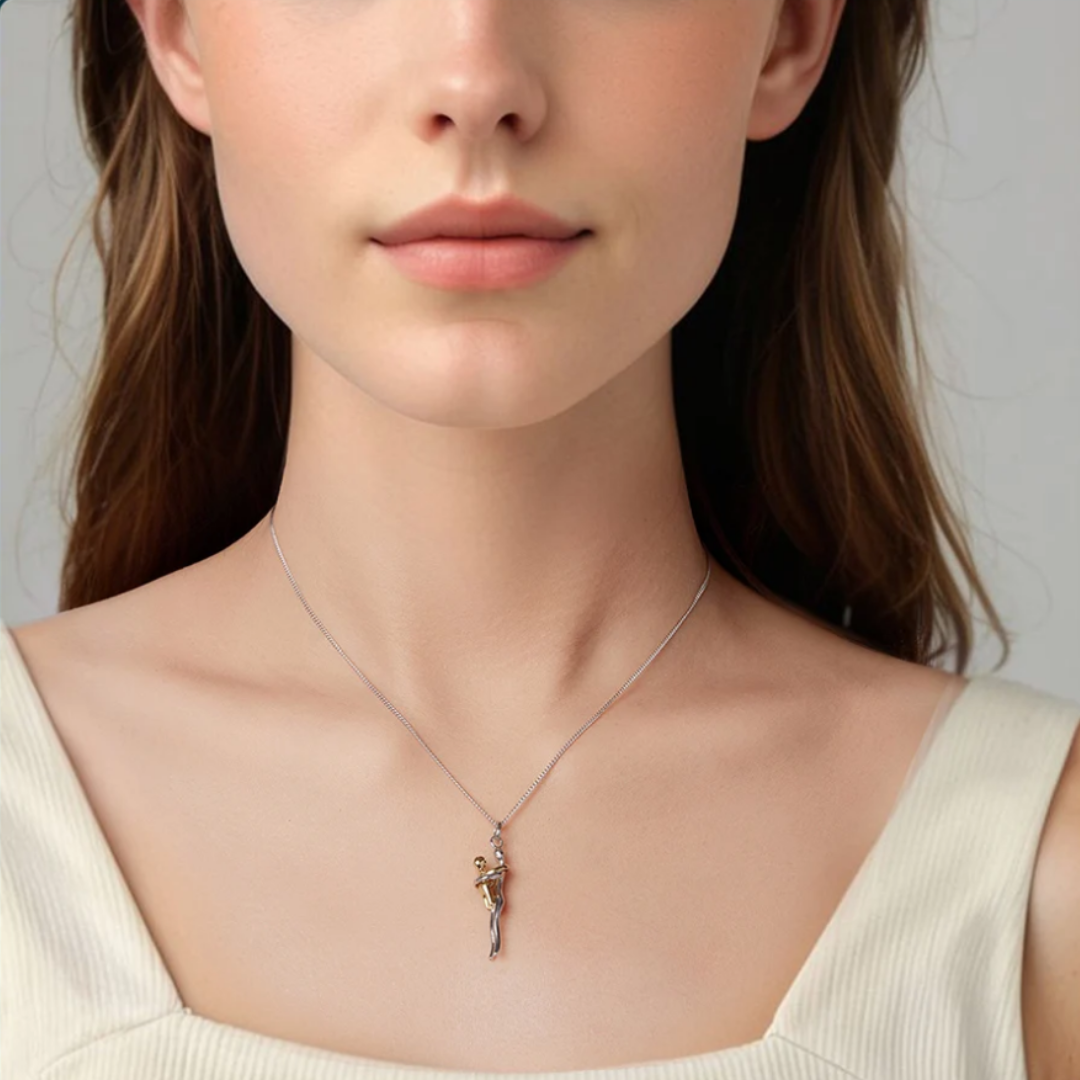 Colgante Abrazo Eterno - Plata 925