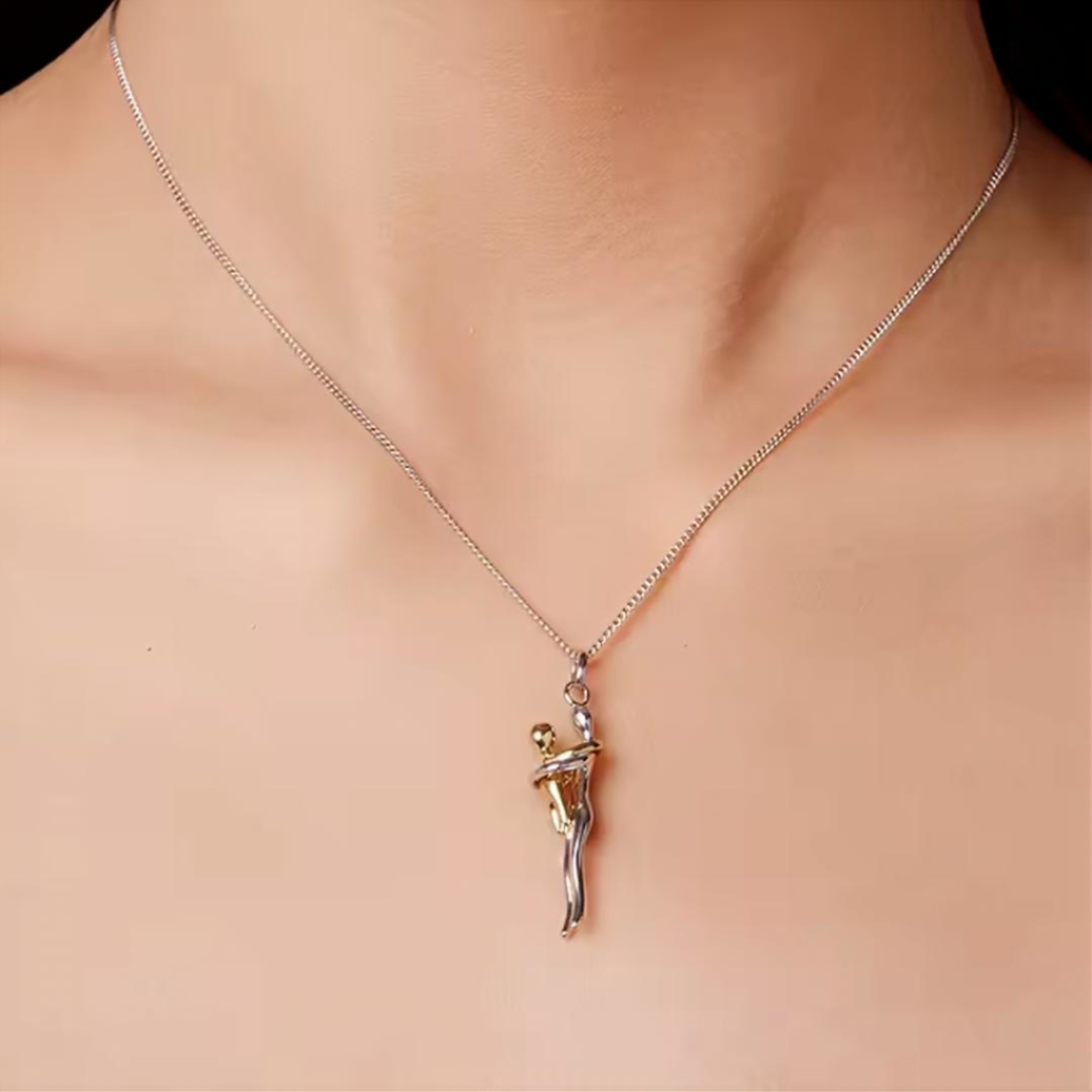 Colgante Abrazo Eterno - Plata 925