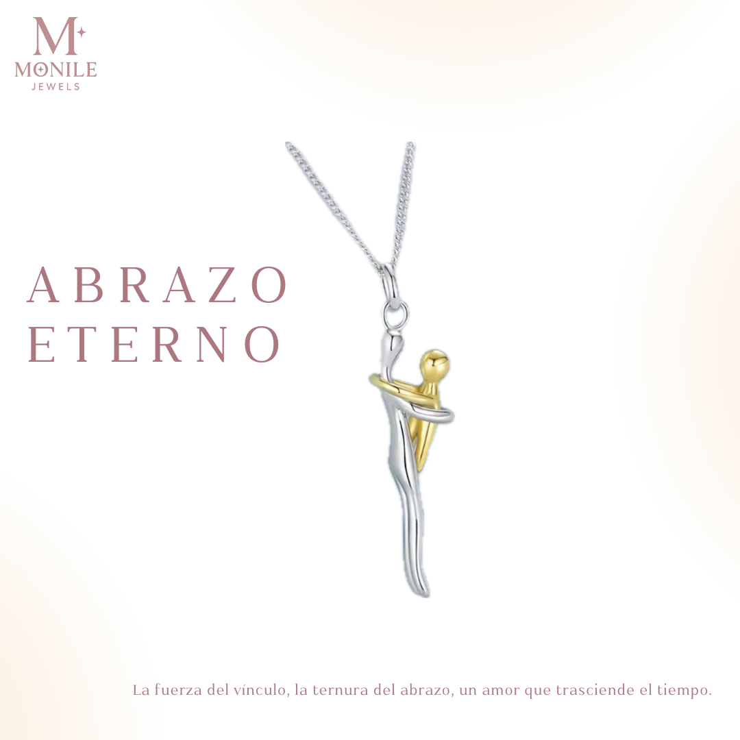 Colgante Abrazo Eterno - Plata 925