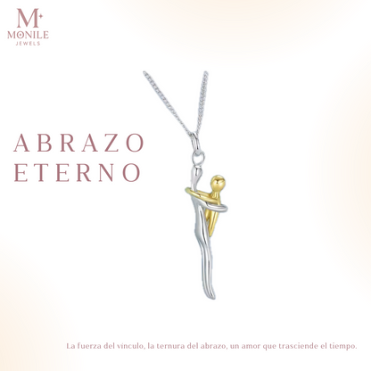 Colgante Abrazo Eterno - Plata 925